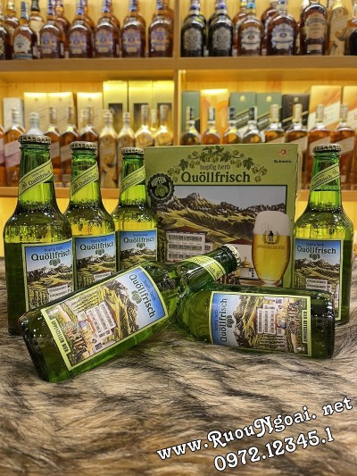 Bia Quöllfrisch Hopfig Herb (5 loại hoa bia)
