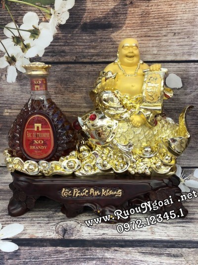 Kệ Di Lạc Cưỡi Cá Chép - Rượu Brandy XO